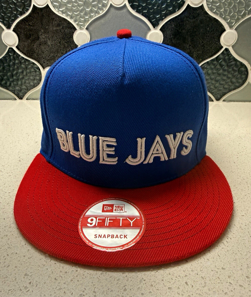 Toronto Blue Jays New Era 9FIFTY Snapback Hat MLB Blue Red Bird Underbrim HTF